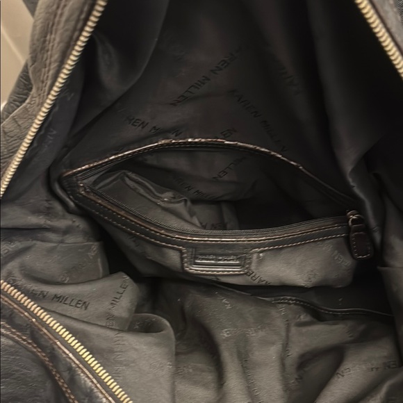 Black Leather Handbag - Picture 2 of 3